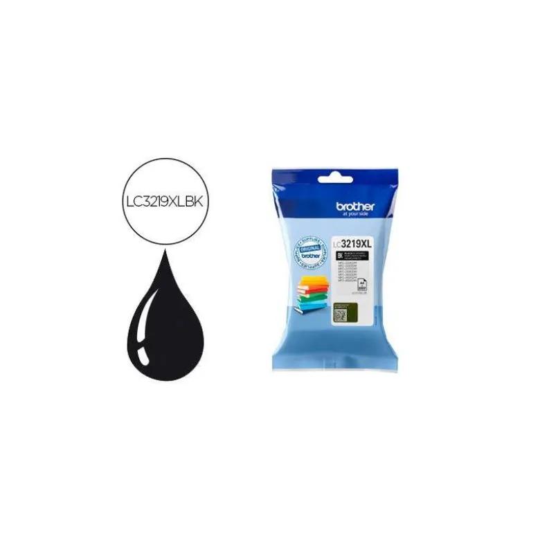 Cartucho Brother LC-3219 XLBK color Negro Larga Duracion mfc-j6530dw / mfc-j6930dw