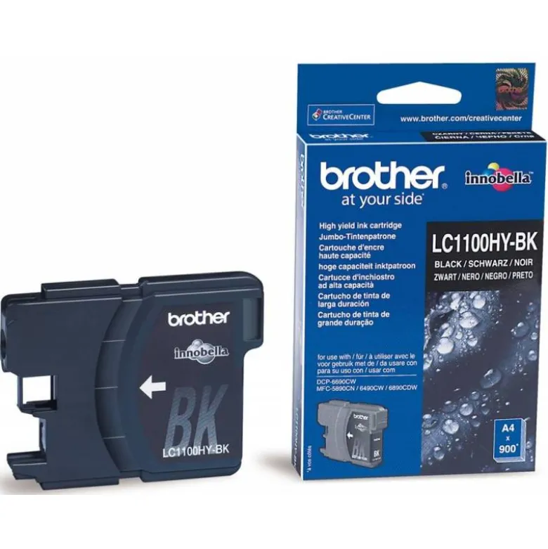Cartucho Brother LC-1100HYBK Negro