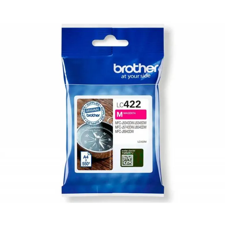 CARTUCHO BROTHER LC-422M COLOR MAGENTA mfc-j5340dw / mfc-j5740dw / mfc-j6540dw / mfc-j6940dw