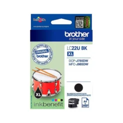 CARTUCHO BROTHER LC22UBK XL COLOR NEGRO dcp-j785dw / dcp-j785dwxl / mfc-j985dw / mfc-j985dw