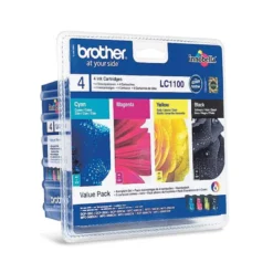 Cartucho Brother LC-1100VALBP Tricolor + Negro