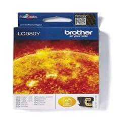 Cartucho Brother LC-980Y Amarillo dcp-145 dcp-165 mfc-250 mfc-290
