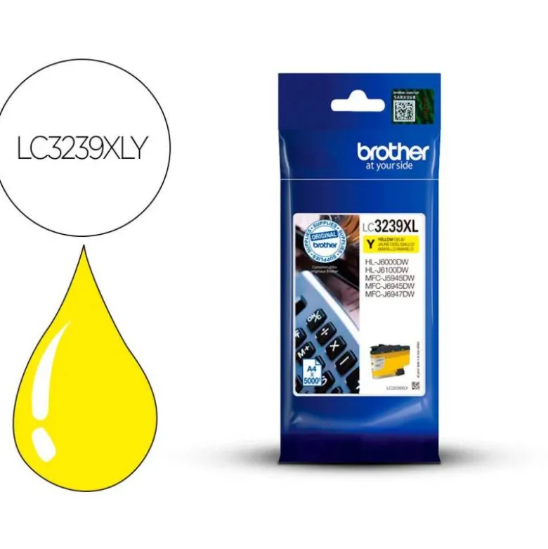 CARTUCHO BROTHER LC3239Y COLOR AMARILLO mfc-j6945dw / mfc-j5945dw / hl-j6000dw