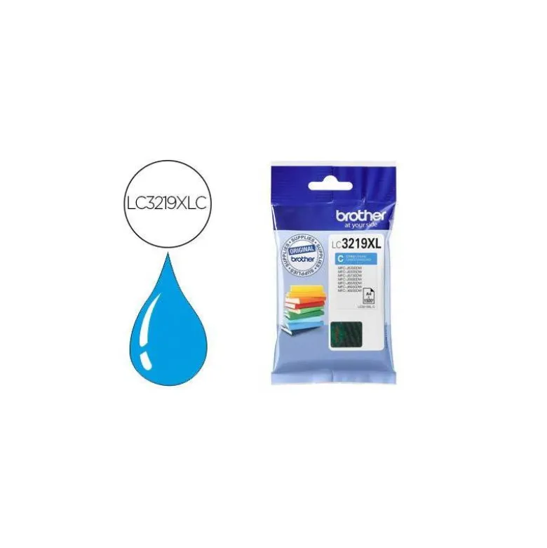 Cartucho Brother L-3219XLC color Cian mfc-j6530dw / mfc-j6930dw