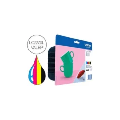 Cartucho Brother Multipack 4 colores LC227XLVALBP dcp-j4120dw / mfc-j4420dw / j4620dw / j4625dw