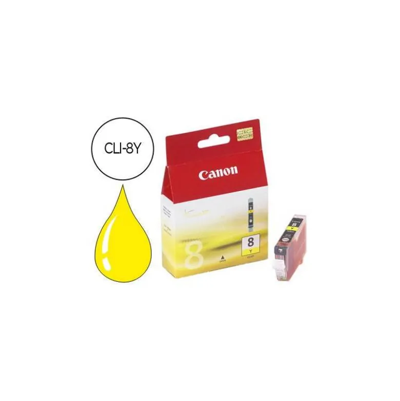 Cartucho Canon 0623B001 Nº CLI-8Y Amarillo