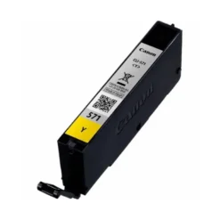 Cartucho Canon CLI 571 Pixma color amarillo ts5051 / ts6050 / ts8051 / ts9050