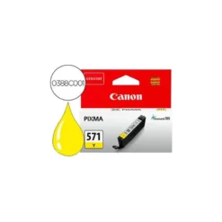 Cartucho Canon CLI 571 Pixma color amarillo ts5051 / ts6050 / ts8051 / ts9050