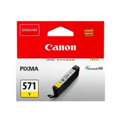 Cartucho Canon CLI 571 Pixma color amarillo ts5051 / ts6050 / ts8051 / ts9050