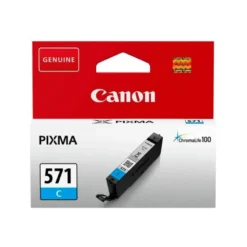 Cartucho Canon CLI 571 Pixma color cian 0386C001 ts5051 / ts6050 / ts8051 / ts9050