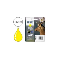 Cartucho de tinta epson T1304 color Amarillo T130440