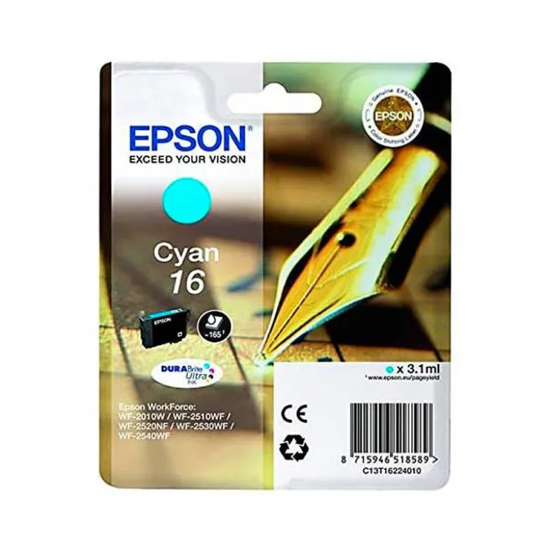 CARTUCHO EPSON 16 COLOR CIAN C13T16224012