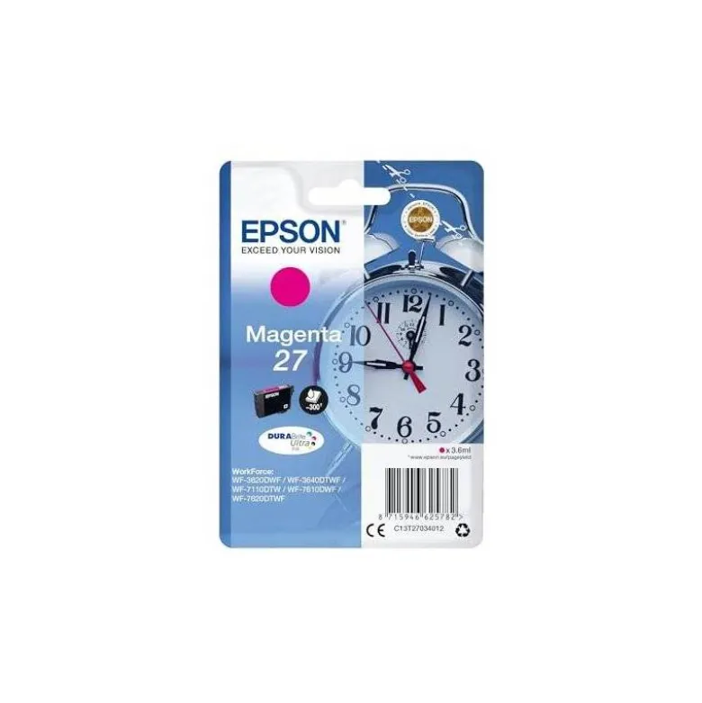 Cartucho Epson 27 color Magenta C13T27034012