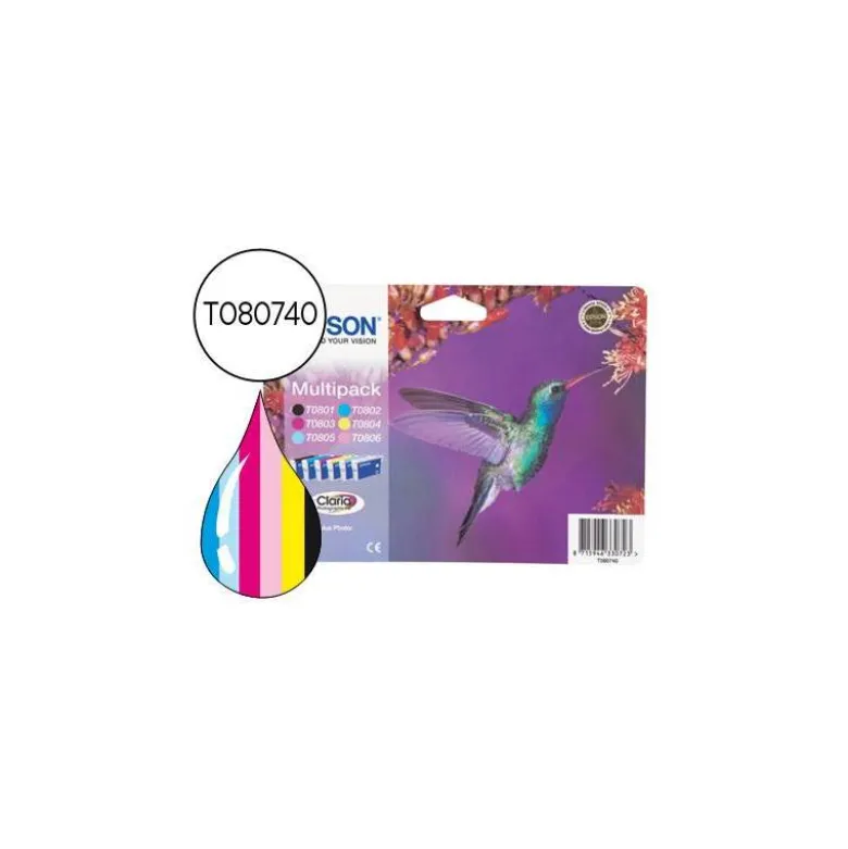 Cartucho Epson T0807 Tricolor T080740