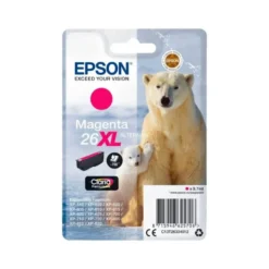 Cartucho Epson 26XL color Magenta C13T26334012