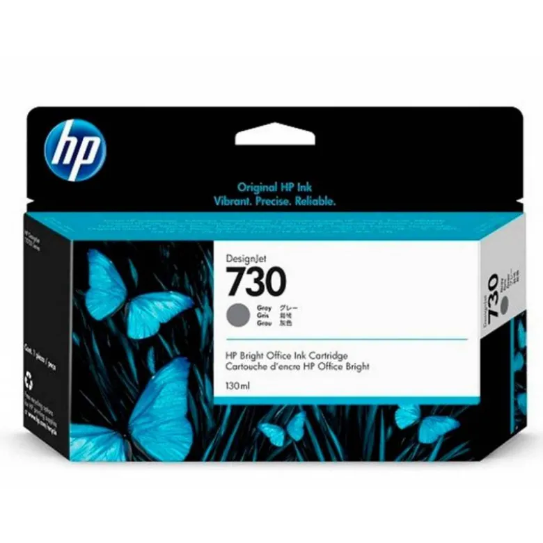 CARTUCHO HP N 730 COLOR GRIS P2V66A