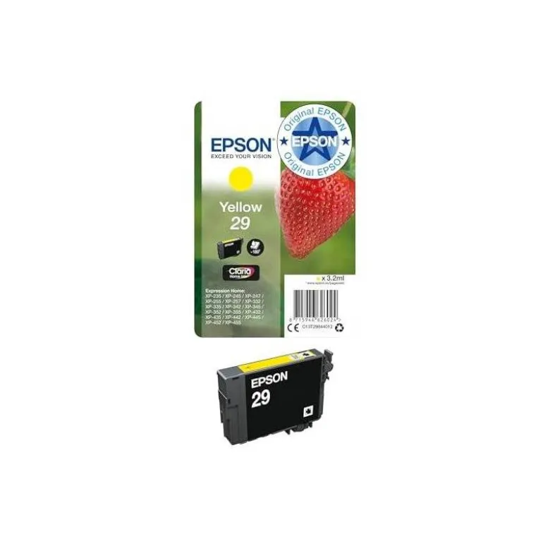 CARTUCHO INK-JET EPSON 29 COLOR AMARILLO C13T29844012
