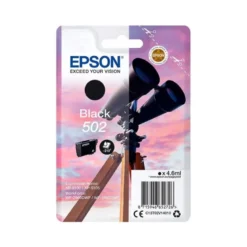 CARTUCHO INK-JET EPSON 502 COLOR NEGRO C13T02V14010