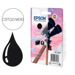CARTUCHO INK-JET EPSON 502 COLOR NEGRO C13T02V14010