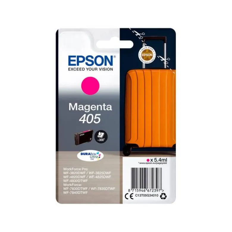 CARTUCHO INK-JET EPSON 405 COLOR MAGENTA C13T05G34010