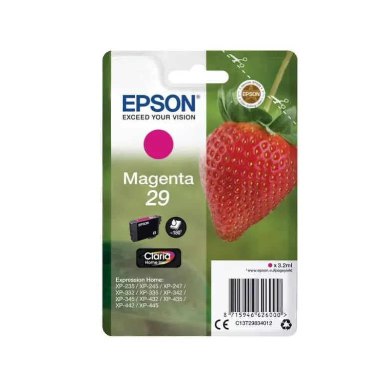 CARTUCHO INK-JET EPSON 29 COLOR MAGENTA C13T29834012