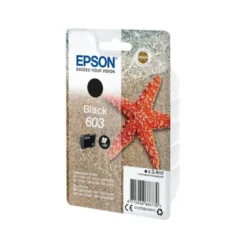 CARTUCHO INK-JET EPSON 603 COLOR NEGRO C13T03U14010