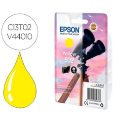 CARTUCHO INK-JET EPSON 502 COLOR AMARILLO C13T02V44010