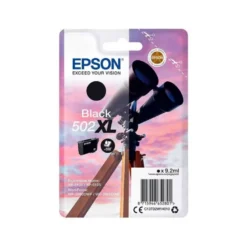 CARTUCHO INK-JET EPSON 502 XL COLOR NEGRO C13T02W14010