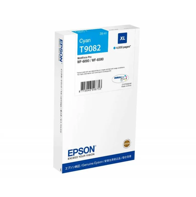 CARTUCHO INK-JET EPSON T9082 COLOR CIAN C13T908240
