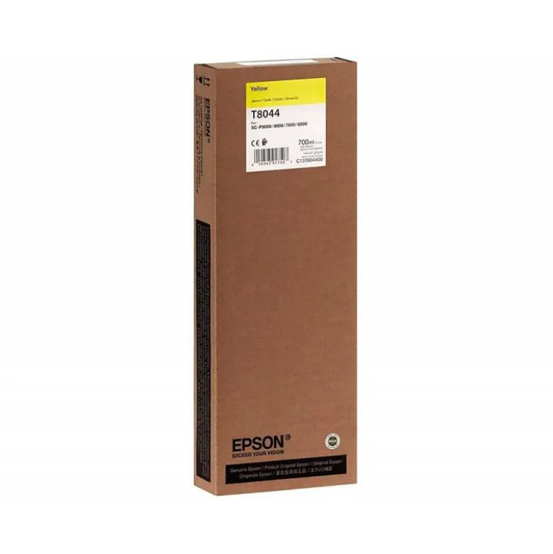 CARTUCHO INK-JET EPSON T8044 COLOR AMARILLO C13T804400