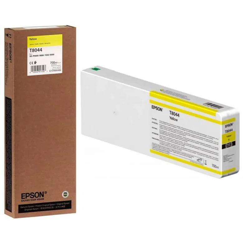 CARTUCHO INK-JET EPSON T8044 COLOR AMARILLO C13T804400
