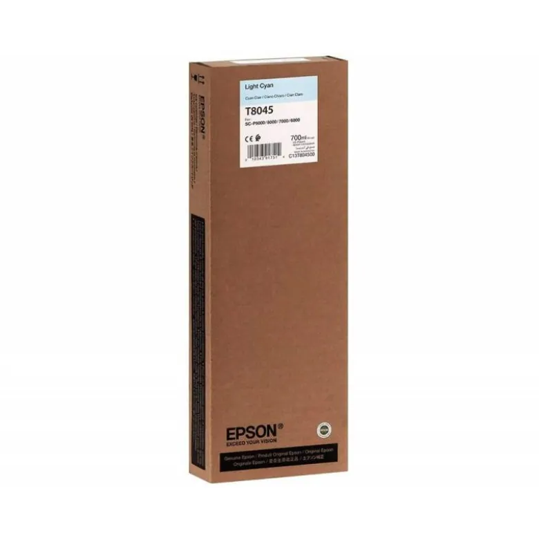CARTUCHO INK-JET EPSON T8045 COLOR CIAN CLARO C13T804500