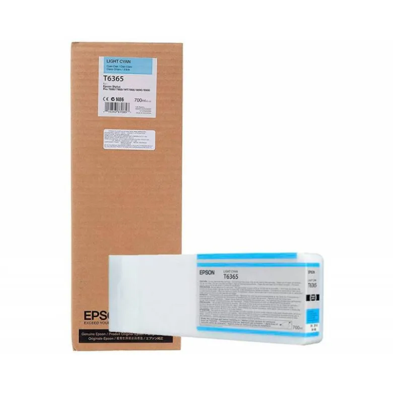 CARTUCHO INK-JET EPSON T6365 COLOR CIAN CLARO C13T636500