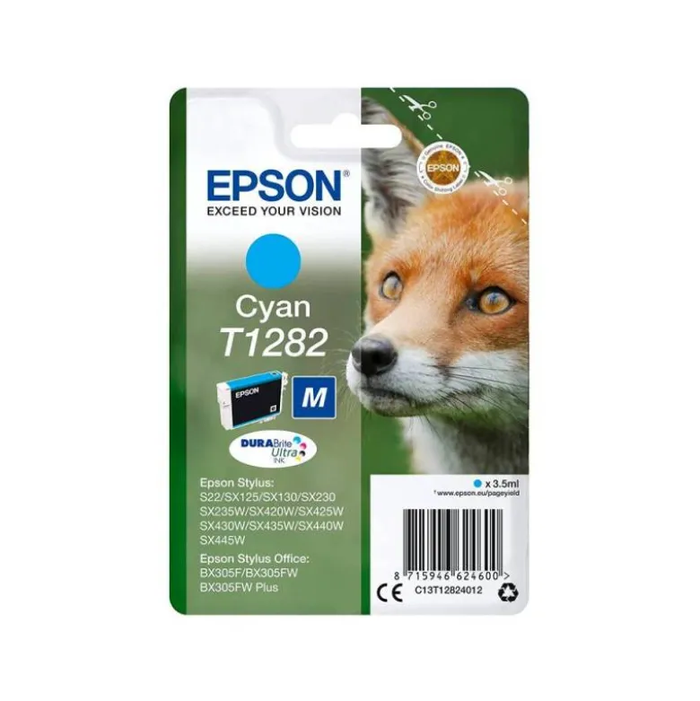 CARTUCHO INK-JET EPSON T1282 COLOR CIAN C13T12824012
