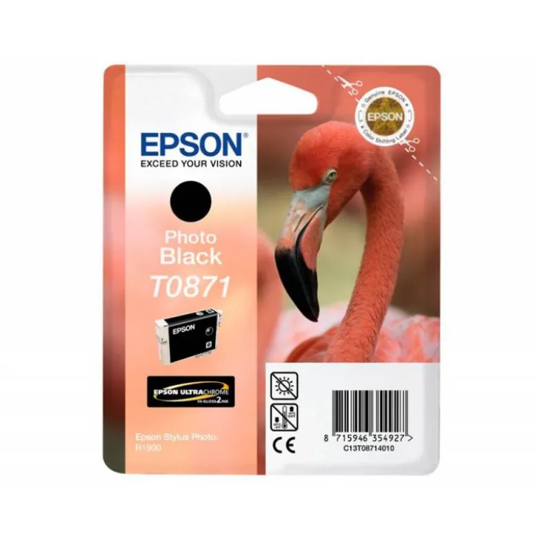 CARTUCHO INK-JET EPSON T0871 COLOR NEGRO PHOTO C13T08714010
