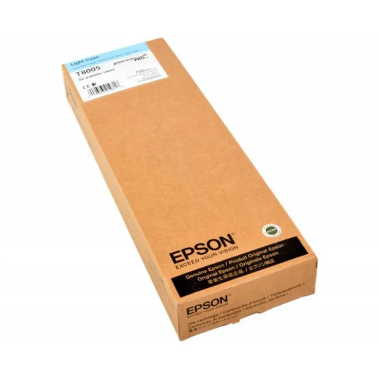 CARTUCHO INK-JET EPSON T8005 COLOR CIAN CLARO C13T800500