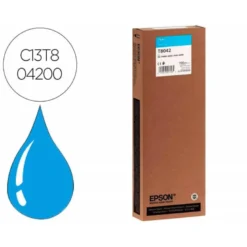 CARTUCHO INK-JET EPSON T8042 COLOR CIAN C13T804200