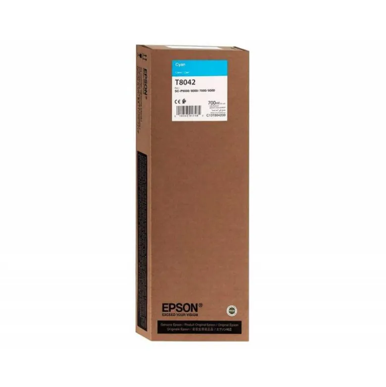 CARTUCHO INK-JET EPSON T8042 COLOR CIAN C13T804200