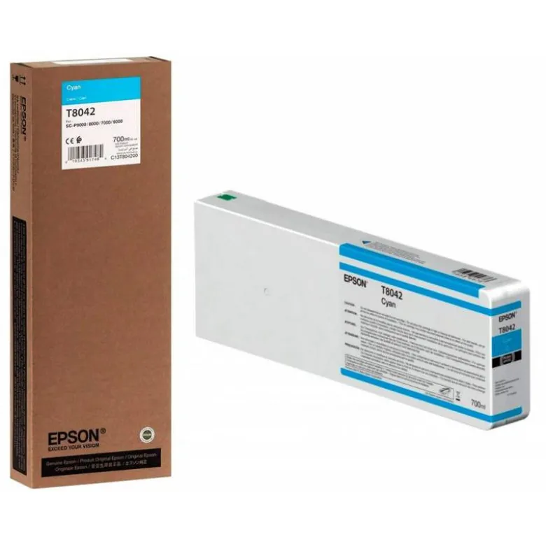 CARTUCHO INK-JET EPSON T8042 COLOR CIAN C13T804200