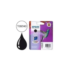 CARTUCHO INK-JET EPSON T0801 COLOR NEGRO C13T08014011