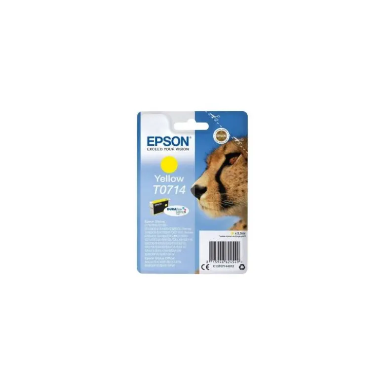 CARTUCHO INK-JET EPSON T0714 COLOR AMARILLO C13T07144012