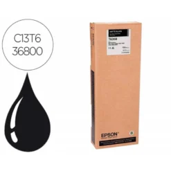CARTUCHO INK-JET EPSON T6368 COLOR NEGRO MATE C13T636800