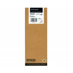 CARTUCHO INK-JET EPSON T6061 COLOR NEGRO PHOTO C13T606100
