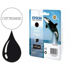 CARTUCHO INK-JET EPSON T7601 COLOR GRIS C13T76014010