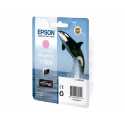 CARTUCHO INK-JET EPSON T7606 COLOR MAGENTA CLARO C13T76064010