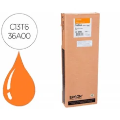 CARTUCHO INK-JET EPSON T636A COLOR NARANJA C13T636A00