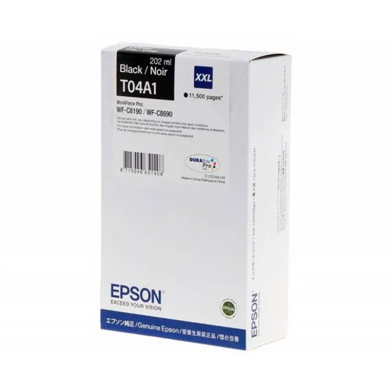 CARTUCHO INK-JET EPSON T04A1 COLOR NEGRO C13T04A140