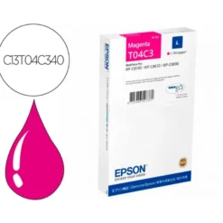 CARTUCHO INK-JET EPSON T04C3 COLOR MAGENTA C13T04C340