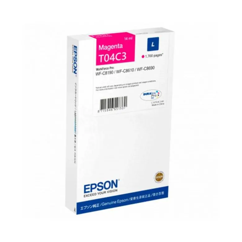 CARTUCHO INK-JET EPSON T04C3 COLOR MAGENTA C13T04C340