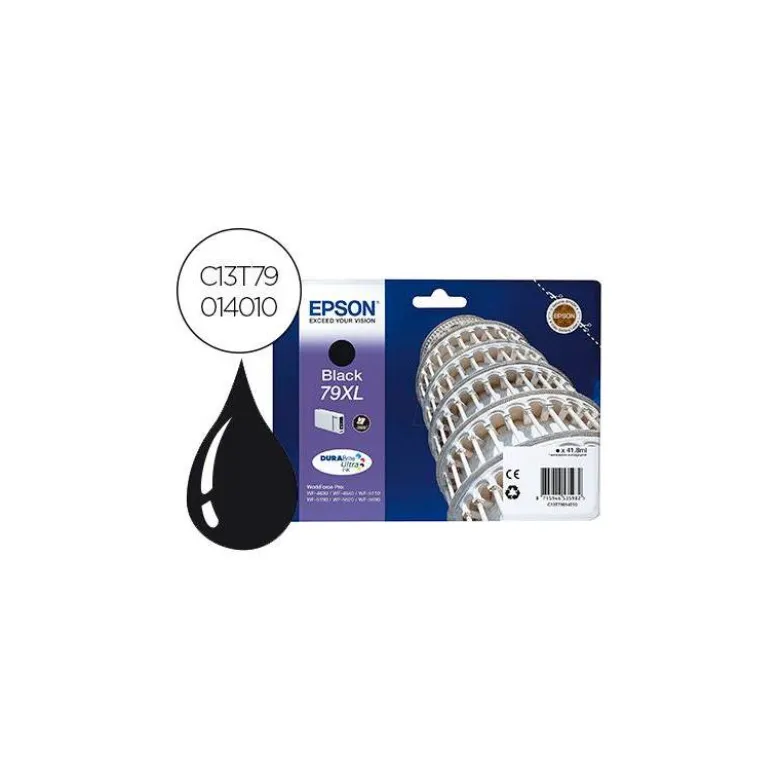 CARTUCHO INK-JET EPSON 79XL COLOR NEGRO C13T79014010